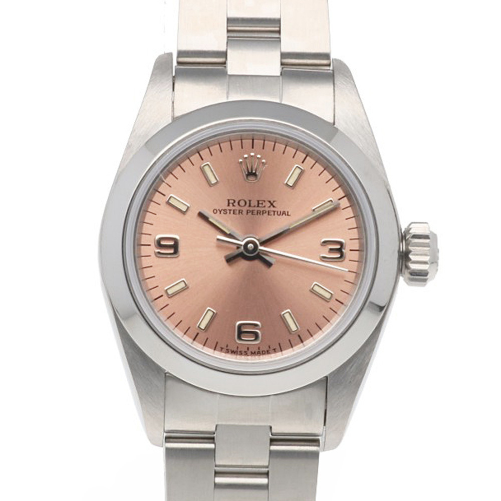 Rolex Oyster Perpetual Watch, Stainless Steel, 67180, Automatic Winding, Poli...